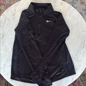 Nike Black Quarter-Zip Performance Sweater